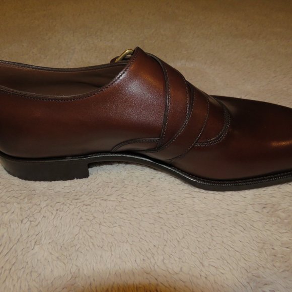 Ralph Lauren Purple Label Edward Green Ancel Brown Monk Loafer 8D NWB $1995 main image 8